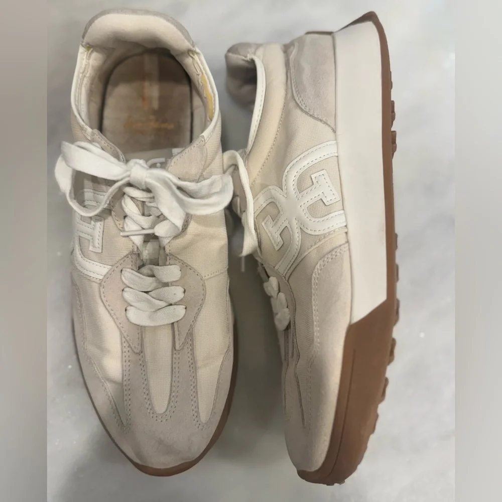 Sam Edelman Cream and White Athletic Shoes - Picture 2 of 7